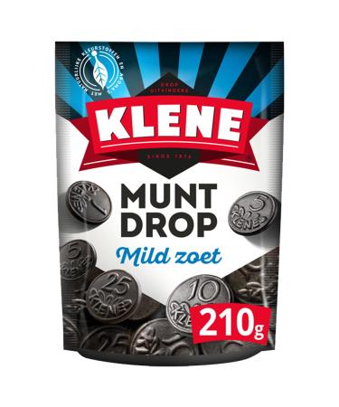 Klene Muntdrop 210 g I Dutch liquorice I Dutch liquorice I sweet and mild liquorice