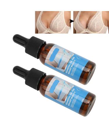 Essential Breast Oil - 2 Piece Set for Fuller Nourished and Tightened Breasts | Moisturizing & Massaging Oil for Breast Enlargement - Buy Online on GoSupps.com