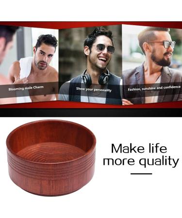 Premium Wooden Shaving Soap Bowl for Men | NSG758 | Ultimate Razor Cleaning Tool for a Perfect Shave - Buy Online on GoSupps.com