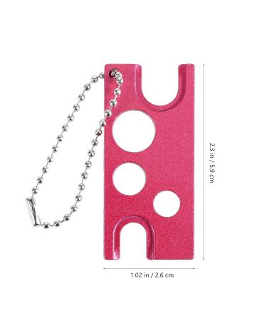 Beaupretty Eyelash Glue Bottle Opener Nozzle Set Eyelash Glue Replacement Caps Eyelash Glue Top Replacement Metal Essential Oil Roller Bottle Opener Key Tool Keychain Accessories Rosy - Buy Online on GoSupps.com