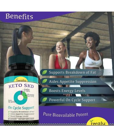 Iwalu Keto Advanced Weight Loss Pills for Women - Metabolism Booster & Appetite Suppressant - 60 CT - Buy Online on GoSupps.com