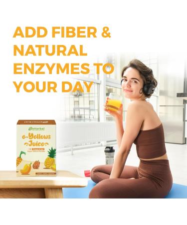 eHerbal Superfood Freeze-Dried Powder | Plant-Based Drink Mix with Natural Fruits & Veggies | Digestive Energy & Fiber Support | 15 Packs Each | Vegan Non-GMO No Additives (Box e-Yellows) e-Yellows 3.6 Ounce (Pack of 1) - Buy Online on GoSupps.com