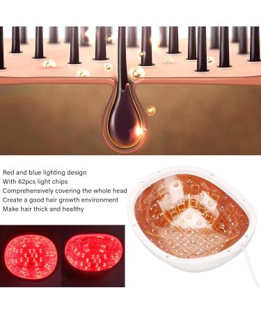 62-Piece Hair Growth Treatment Device - Red & Blue Light Chips for Follicle Wake-Up & Loss Prevention | Promote Hair Metabolism & Full Coverage - Buy Online on GoSupps.com