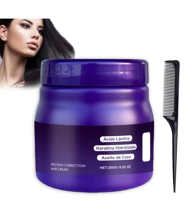 Lumino Liss Baume lissant Baume lissant sans formald hyde restaure les cheveux naturellement soyeux sans poils lisse et lisse pour tous les cheveux 8 8 OZ avec peigne