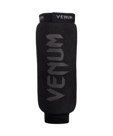 Venum Kontact Shinguards - Without Foot Black/Black - Buy Online on GoSupps.com