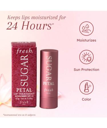 Fresh Sugar Lip Treatment SPF 15 in Petal - 0.15 oz - Buy Online on GoSupps.com