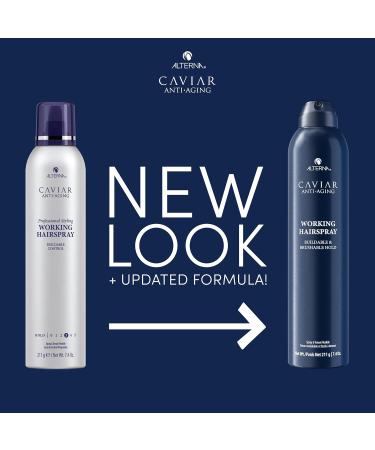 Alterna Caviar Anti-Aging Professional Styling Working Hair Spray Ultra-dry Brushable Helps Control Frizz & Adds Shine Sulfate Free Pack of 2 15.5 Ounce (Pack of 2) - Buy Online on GoSupps.com