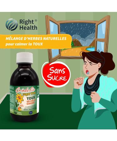 GRINDELIO SUGAR FREE: Dry and oily cough against cough spasms and mucolytic. With marshmallow ivy and thyme. Natural solution 200 ml suitable for diabetics gluten-free and lactose-free. - Buy Online on GoSupps.com