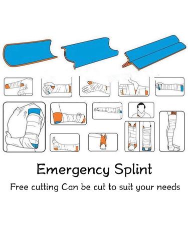 Emergency Rail Roll for Pets | Cutable Polymer Foam & Reusable Aluminum Roller Track for Fracture Fixing (11x92cm) - Buy Online on GoSupps.com