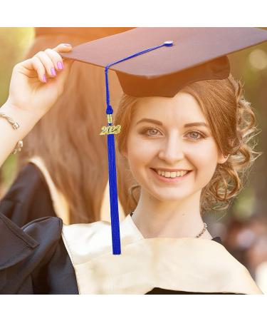 10 Pieces 2023 Graduation Tassels with Gold Date Charms - Navy Blue | Graduation Cap Decoration for 2023 Graduation Party - Buy Online on GoSupps.com
