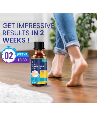 Salicylic Wart Removal Freeze Away - Maximum Strength Fast-Acting Verrugas Treatment for Men & Women | 15ml for Plantar Warts Genital Warts Corns Moles & Calluses - International Shipping Available - Buy Online on GoSupps.com