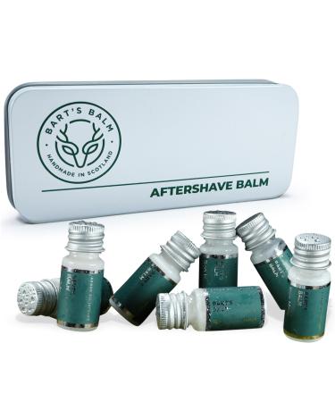 Bart's Balm Aftershave Gift Set Argan Oil - 7 Incredible Scents -Sensitive After Shaving Skin Care