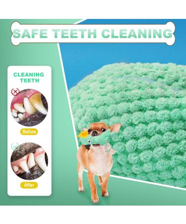 Rosaui Dog Toys | Plush Squeaky Crepe Paper Toys for Puppies & Dogs | Tooth Cleaning & Boredom Relief - Buy Online on GoSupps.com