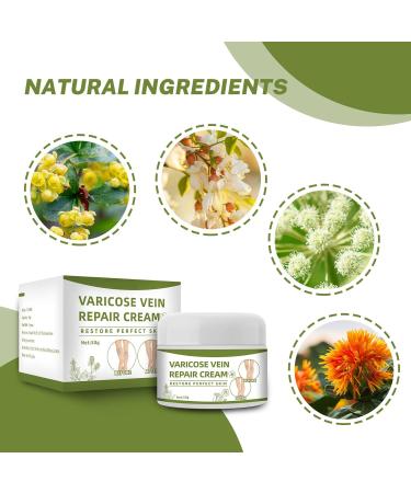 Varicose Veins Cream - Repair Spider Veins & Leg Treatment (50g) | Effective Relief for Healthy Legs - Buy Online on GoSupps.com