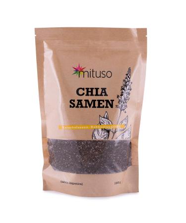 mituso Organic Chia Seeds (1000) 400 ml (1 pack)