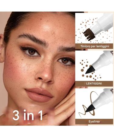  Opilroyn Freckle Stamp 3.6 ml long-lasting freckle pen waterproof sweatproof for parties costumes festivals everyday wear for women and girls - Buy Online on GoSupps.com