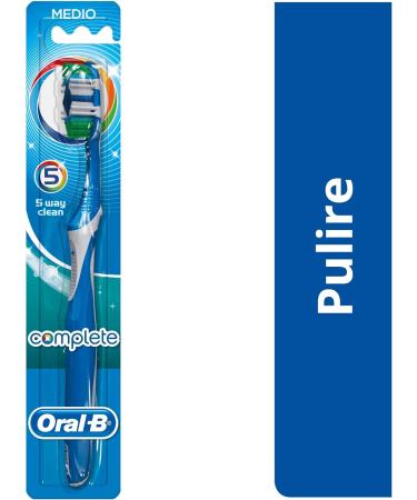 Oral-B Complete 5-Way Clean Manual Toothbrush Medium - 1 Count - Buy Online on GoSupps.com