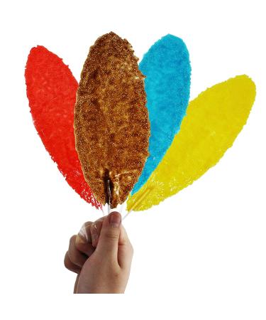 Mexican Slaps Lollipop Candy Mega Bundle - 50 Pieces, 5 Tropical Flavors: Watermelon, Mango, Green Apple, and Blue Tamarind - TikTok Inspired - Buy Online on GoSupps.com
