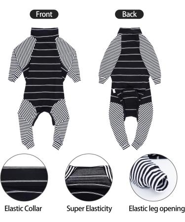 Buy Black XXL Dog Operating Suit - Breathable One-Piece Pajamas for Post-Surgery Comfort | Anti-Lick & Abdominal Wound Protection - Buy Online on GoSupps.com