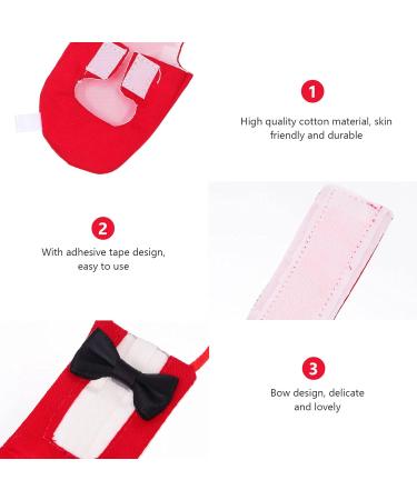 Beavorty 2 pcs Parrot Products Clothing Creative Practical Bowknot Durable Breathable Tiger Small Supply XLx2pcs - Buy Online on GoSupps.com