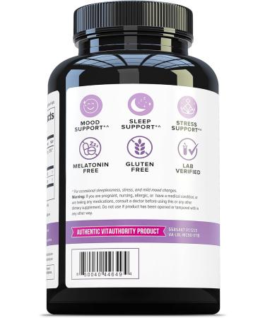 Vitauthority Magnesium L-Threonate Biglycenate Chelate Blend GABA and L-Theanine Sleep Support 90 Capsules 30 Servings - Buy Online on GoSupps.com