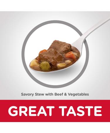 Hill's Science Diet Adult Sensitive Stomach & Skin Canned Dog Food 12.8 oz 12 Pack wet dog food & Senior 7+ Canned Dog Food Savory Stew - Buy Online on GoSupps.com