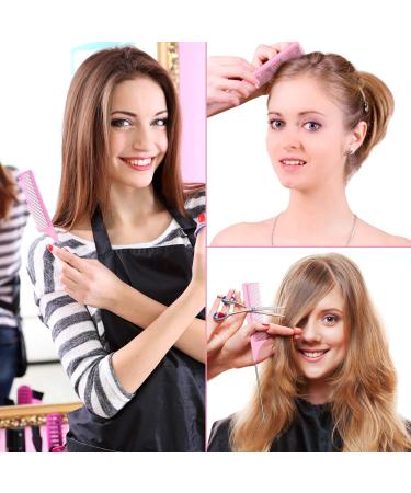 10Pcs Rat Tail Combs Set - Hair Parting Comb, Alligator Styling Clips, Carbon Fiber Teasing Combs - Salon/Home Stylist Braiding Tools - Heat Resistant - 10Pcs/Set(B) - Buy Online on GoSupps.com