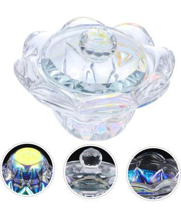 Ipetboom 1pc Nail Art Crystal Cup Vitroleros Para Mini Nail Dappen Dish Nail Cup Dappen Dish Bowl Glass Mixing Dish Dappen Dish Acrylic Nails Nail Glassware Monomer Plate Manicure - Buy Online on GoSupps.com