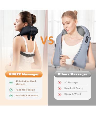 Knqze 3D Neck Massage Device - Deep Tissue Relief for Neck Shoulders & Legs | Perfect Gift for Men & Women - KN6-NM Blue - Buy Online on GoSupps.com