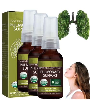 NUANYOYO Fivfivgo Natural Spray for Lung and Respiratory Support Herbal Cleansing Lung Spray Lung Promotes Lung Strength (3 Bottles)