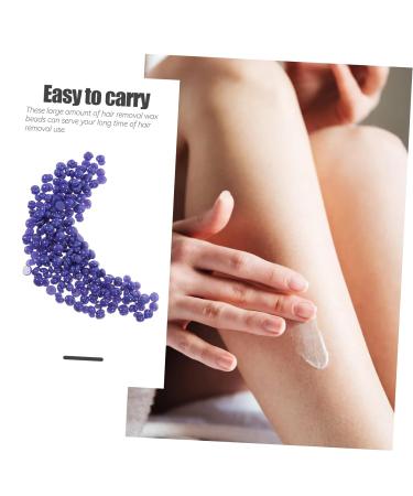 Beavorty 15 Pack Hard Wax Beans for Hair Removal | Premium Bikini Waxing & Body Waxing | Violet Beeswax - Buy Online on GoSupps.com