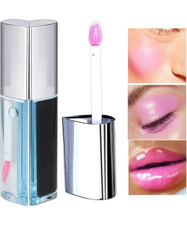 Liquid blush oil for cheeks liquid blush for cheeks - Change color leakage | Temperature change cosmetic smudge-proof lip and cheek tint for skin tones - Buy Online on GoSupps.com