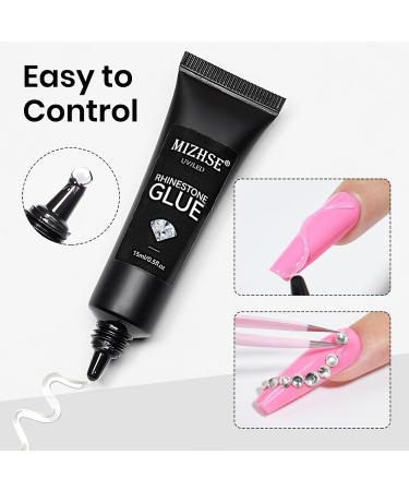 MIZHSE Solid Builder Gel & Rhinestone Glue - 30g Nail Sculpting Gel for DIY Nail Art - Non-Sticky UV LED Gel for Home & Salon Use - Buy Online on GoSupps.com