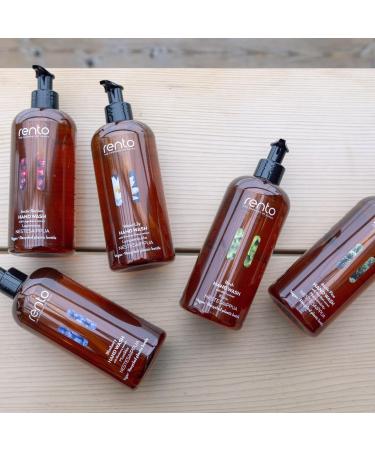 RENTO Hand Wash 13.5 Fl. Oz. (400ml) Gentle & Refreshing Hand Soap for Frequent Hand Washing with Aloe Vera Vegan 5 Types: Arctic Berries Arctic Pine Birch Blueberry Water Lily (Blueberry) - Buy Online on GoSupps.com