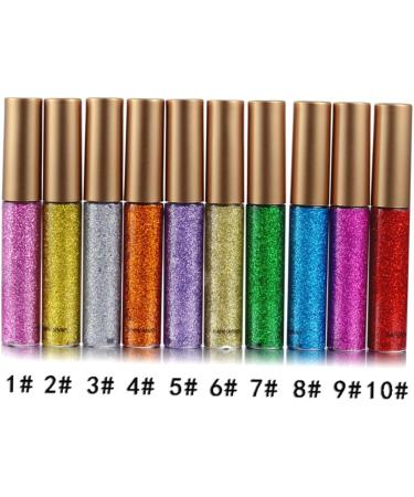 Didiseaon 20 Pcs Metallic Liquid Eyeliner Eyeshadow Shimmery Eyeliner Glitter Eyeliner - Buy Online on GoSupps.com