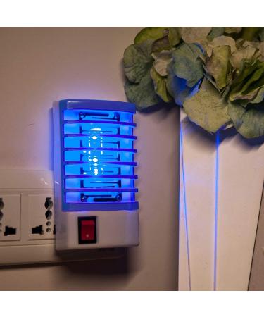 Indoor Bug Zapper Plug-in Mosquito Killer Trap - 2 Pack Electric Fly & Gnat Trap for Home - Mini Insect Killer Light for Flying Pests - A-blue - Buy Online on GoSupps.com