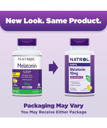 Buy Natrol Melatonin Maximum Strength 10mg Citrus - 100 Tablets for Sleep Aid - Buy Online on GoSupps.com