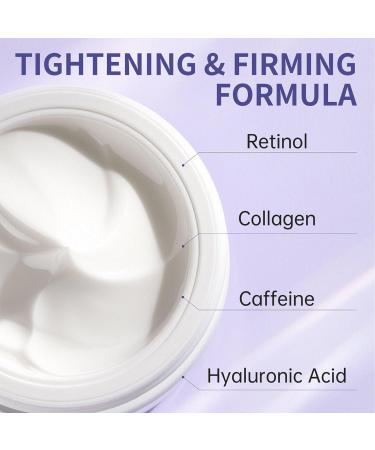 Retinol & Caffeine Eye Cream for Dark Circles Puffiness Wrinkles & Fine Lines Anti-Aging Under Eye Cream Hydrating Firming Skin Daily Face & Neck Cream for Men & Women 50g - Buy Online on GoSupps.com