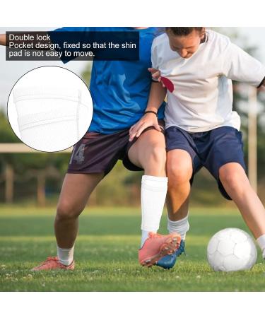 LANTRO JS Adult Soccer Leg Guard Socks for Enhanced Performance and Support - Ideal for Football Calf Sleeves and Shin Guards - Size L - Buy Online on GoSupps.com