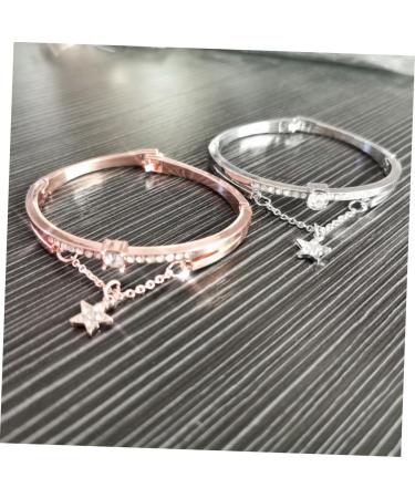 Beaupretty High-Quality Handcrafted Rose Gold Bracelet for Women | Stylish Star Arm Loop - Perfect Gift | 19.5*1.2cm - Buy Online on GoSupps.com