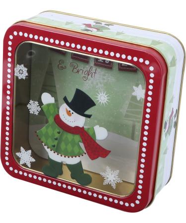 NUOBESTY 5 Pcs Christmas Tin Box Christmas Sto Christmas Cookie Tins The Christmas Tins Empty Snack Film - Buy Online on GoSupps.com