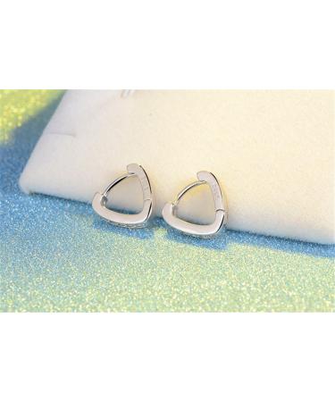 Shop Browol Elegant V-Shaped Heart Rhinestone Earrings | Hypoallergenic 925 Sterling Silver Jewelry - Buy Online on GoSupps.com