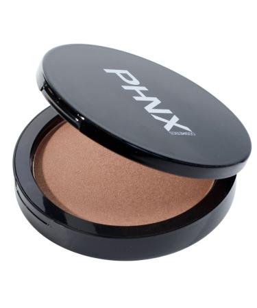 PHNX Cosmetics Bronzer - Vegan  Talc-Free  Cruelty-Free | Natural Contour and Bronzing Pressed Powder - Satin Finish (Shade Light | 12.5g)