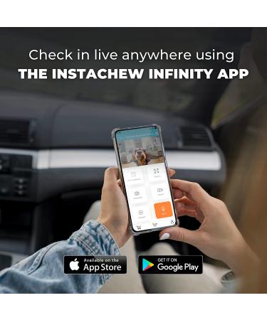 INSTACHEW Puresight 360 Rotation 1080p HD Pet Camera - Phone App, Night Vision, Baby/Pet Monitoring, Home Security, 2 Way Audio - Cloud Storage - White - Buy Online on GoSupps.com