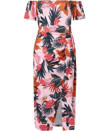 Briskorry V-Neck Floral Dress for Women - Elegant Summer Festival & Party Dress with Ruffled Hem | Shop Vintage Business Dresses Online - Buy Online on GoSupps.com