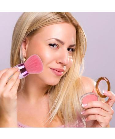 Soft Fiber Nail Dust Brush - Pink Fingernail Art Cleaning Tool for Makeup & Acrylic UV Gel Nails (Red) - Buy Online on GoSupps.com