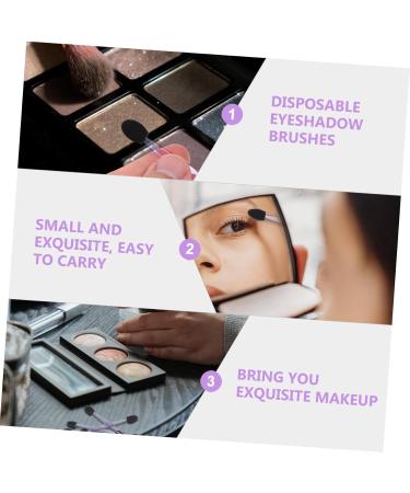 Beavorty 100pcs Eye Shadow Stick Makeup Eyeshadow Applicator Brush Eye Shadow Brush - Buy Online on GoSupps.com