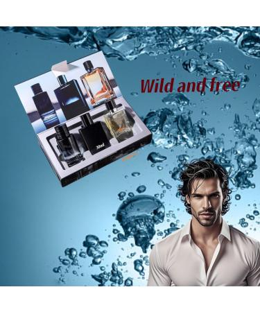 Men's 3 - Piece Set of Long - Lasting Perfume in Gift Box: Enchanting Jasmine Sweet Vanilla & Mysterious Sandalwood for Elegance and Freedom - A Fragrant Ambiance of Allure.30ml - Buy Online on GoSupps.com