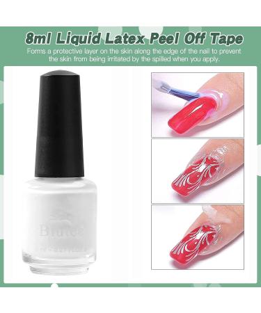 SEISSO Nail Stamping Gel Polish Set with 7 Colors + Templates, Latex Tape, Stamper & Scraper - Nail Art and Manicure Collection - Buy Online on GoSupps.com