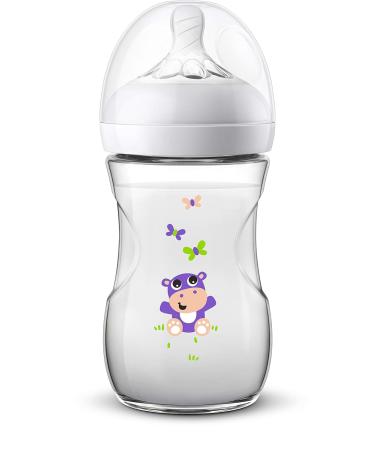 Philips Natural Bottle 260ml - Hippo Design (2 Pack) | Best Baby Feeding Bottles | Ship Internationally - Buy Online on GoSupps.com